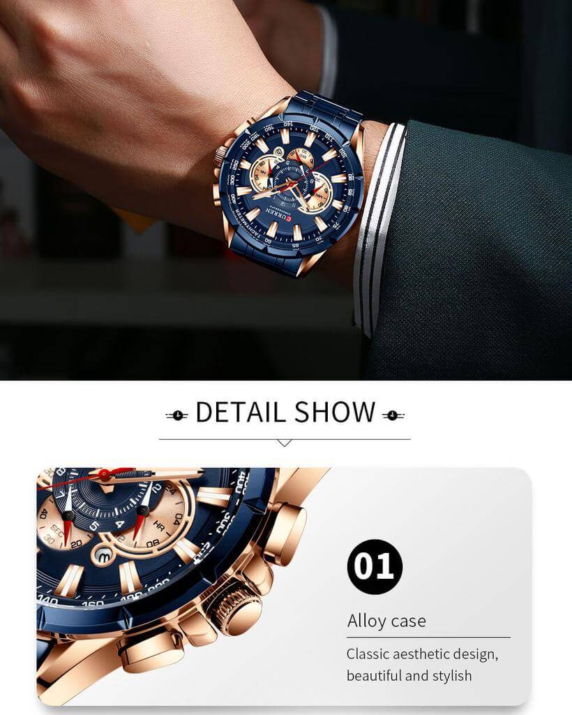 Chronograph Sport Quartz Wristwatch
