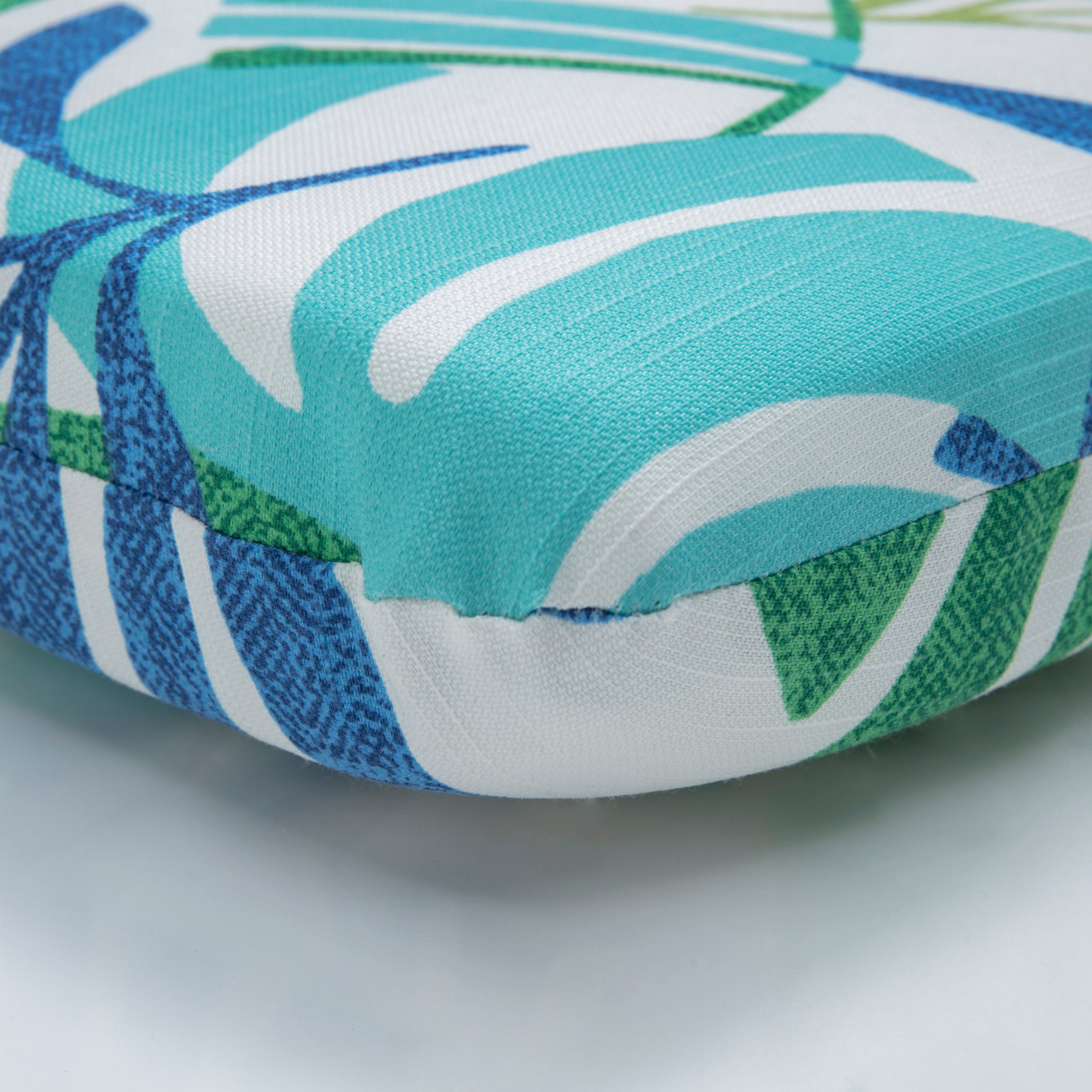 Islamorada Blue/Green Rounded Corners Chair Cushion