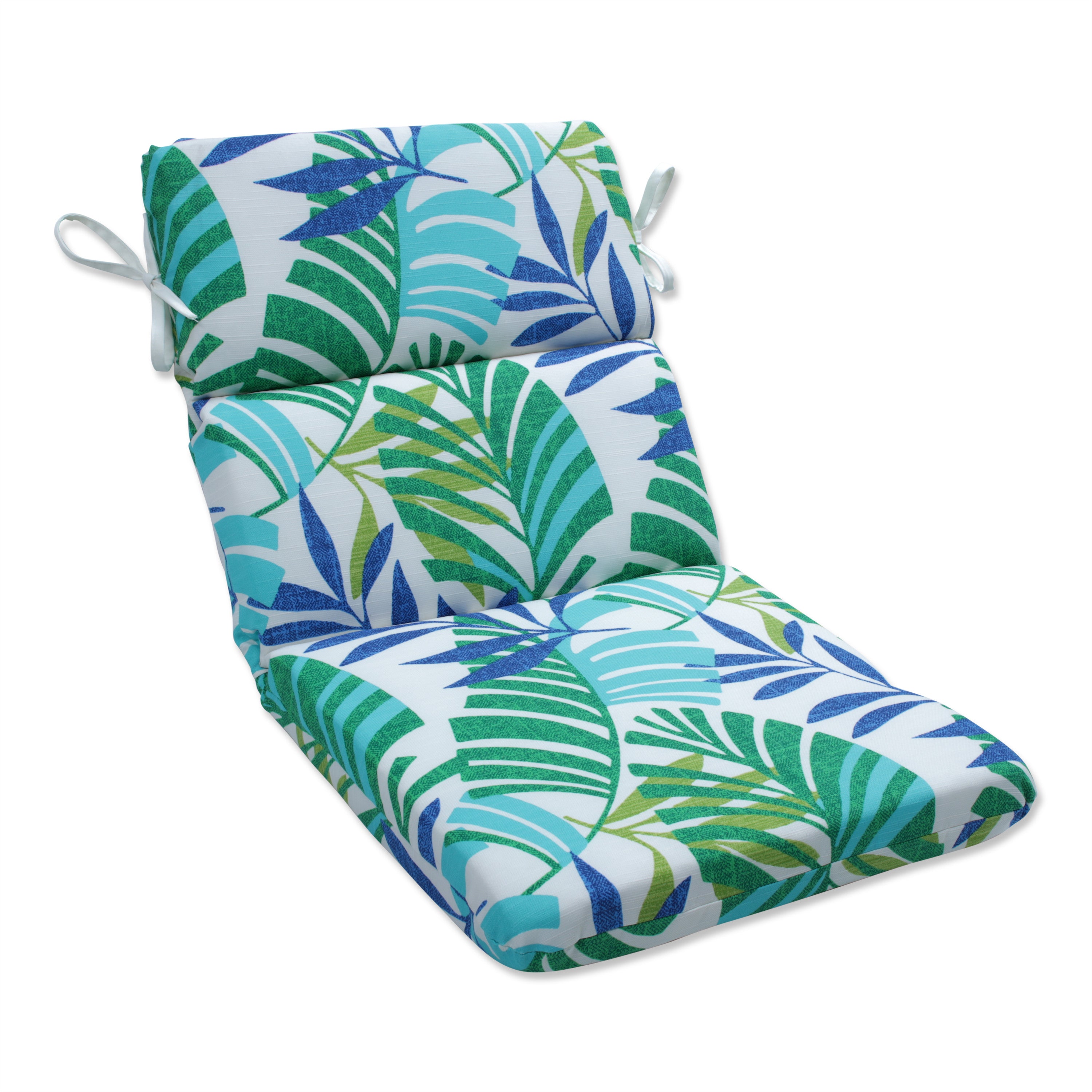 Islamorada Blue/Green Rounded Corners Chair Cushion