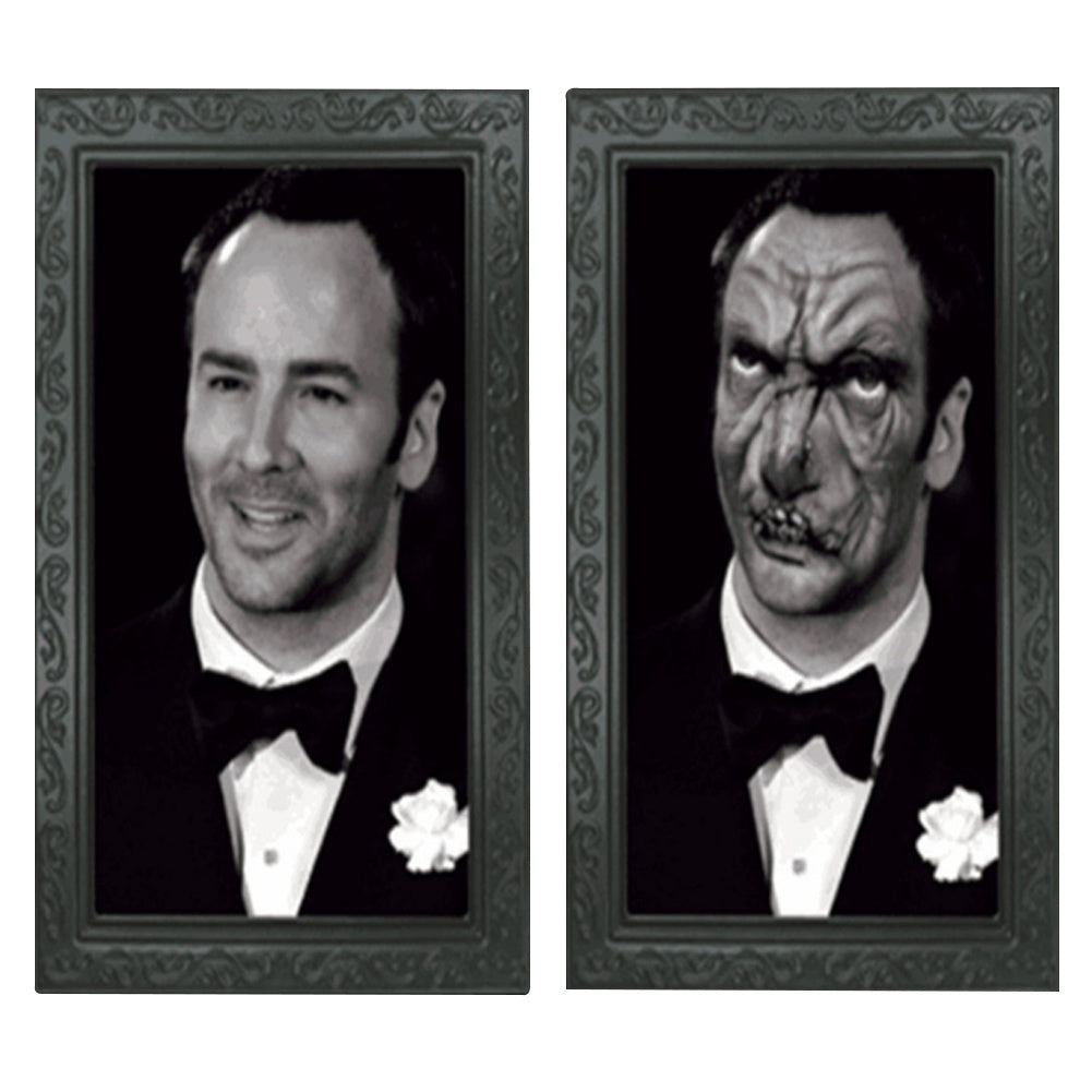Halloween 3D Spooky Scary Portrait Picture Changing Face Photo