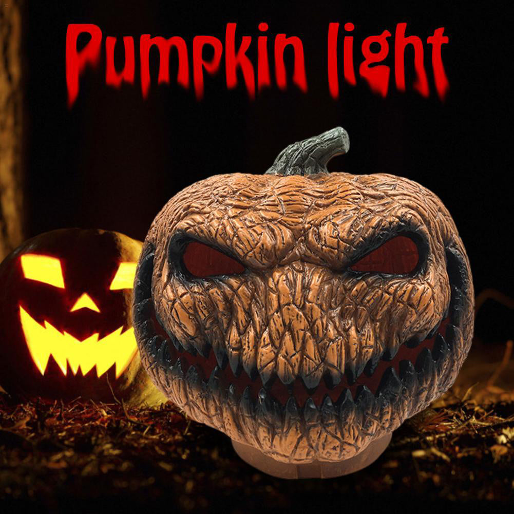Halloween Scary LED Pumpkin Light Party Haunted House Decor Props