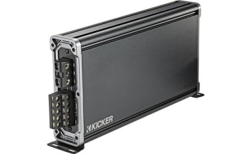 Kicker, 5-Ch Amplifier, 65 Watts RMS X 4 At 4 Ohms + 300 Watts RMS X 1 At 2 Ohms