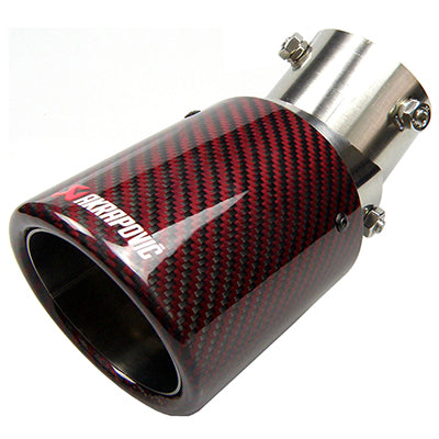 Adjustable Curly Edge Gloss Red Carbon -C029