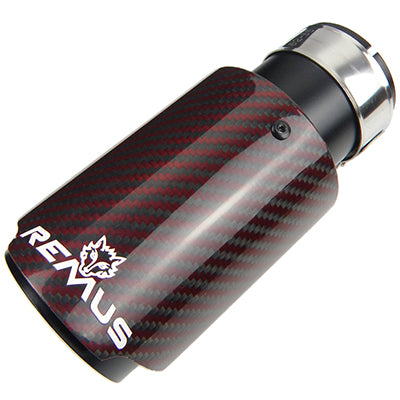 Remus Logo Black Inner Red Carbon -C055