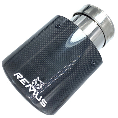 Remus Logo Oval Silver Inner Gloss Carbon -C058