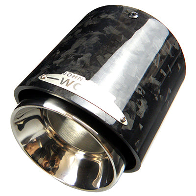 Silver Forged JCW Mini Carbon Fiber Muffler  Pipe-B004