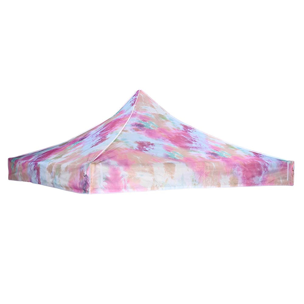  10x10 Canopy Replacement Top Tie-dyed Pink 