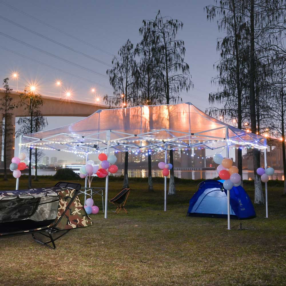  Clear Pop Up Tent Canopy Top Replacement Roof 