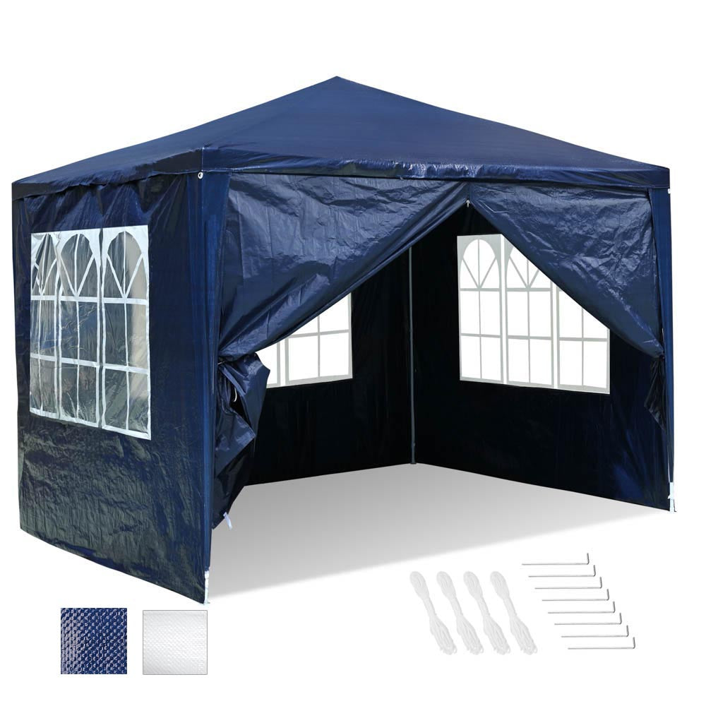  10x10 Outdoor Party Tent with Sides 