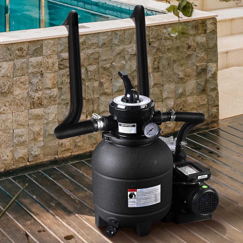  12" Pool Sand Filter and Pump for Above Ground 