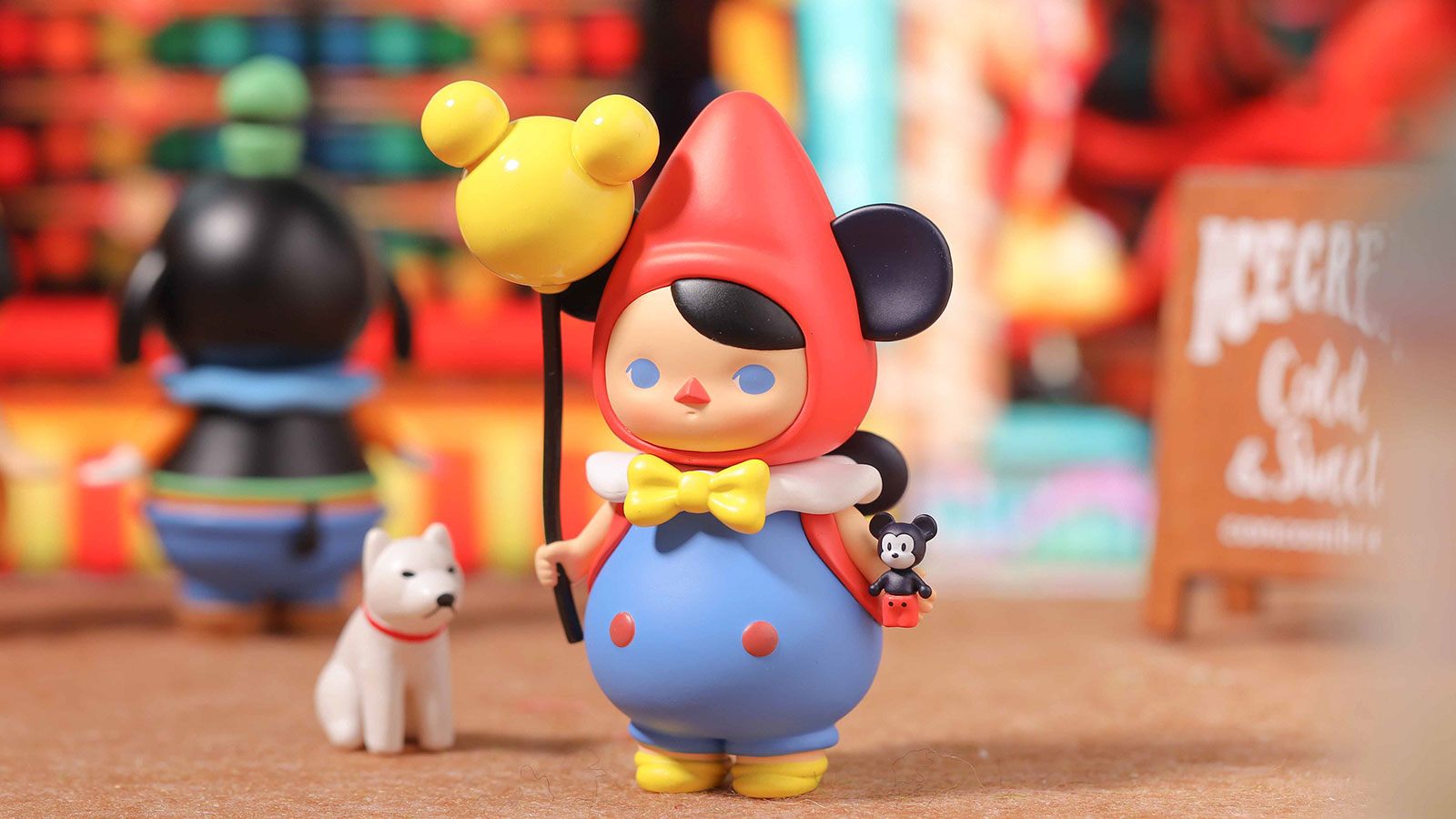 POP MART x PUCKY Mickey Family Series Mini Figure Sorcerer Designer Art Toy New 