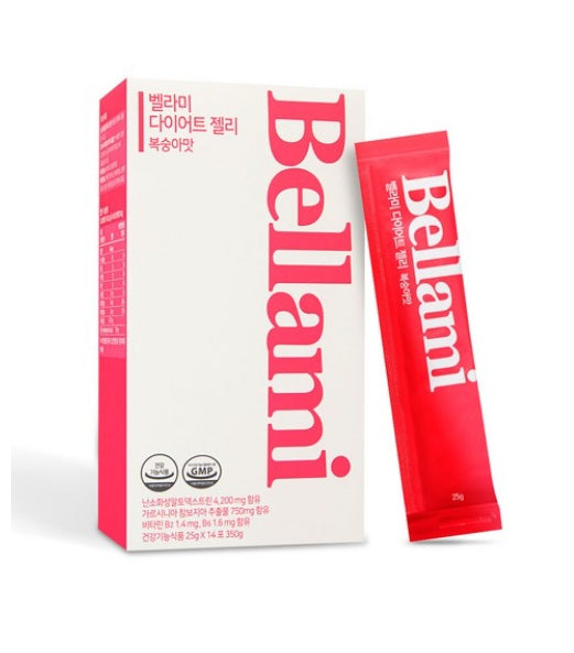 [Bellami] Diet Jelly #Peach Flavor 14 Sticks