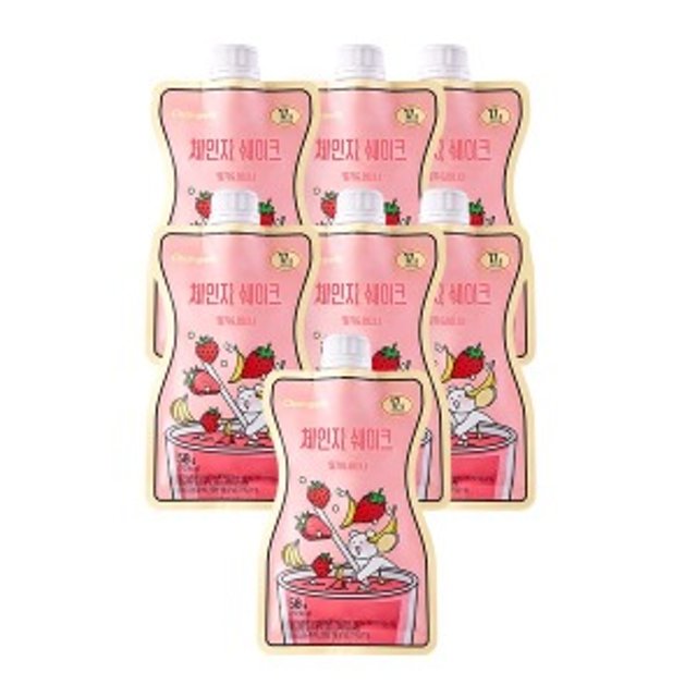 [Changefit] Change Shake #Strawberry & Banana Flavor 7ea