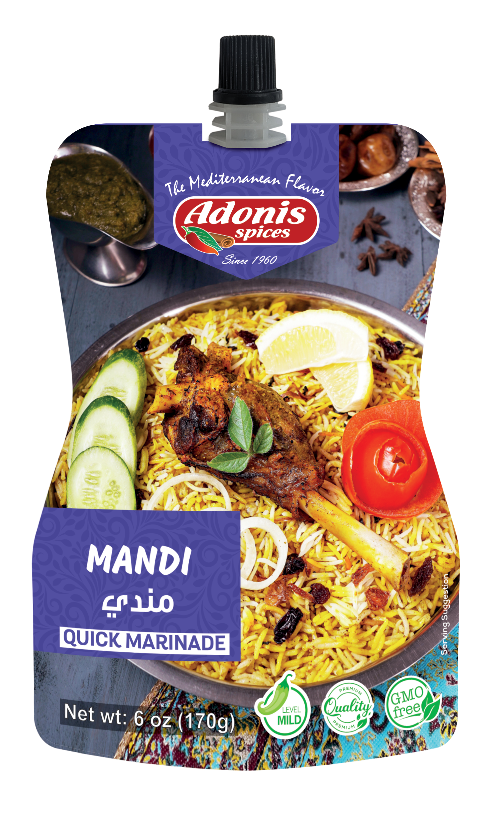 Adonis - Mandi, Quick Marinade 6 oz (Case of 36)