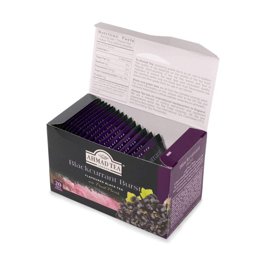 Ahmad Tea - Blackcurrant Burst Black Tea 20tb (Case of 6)