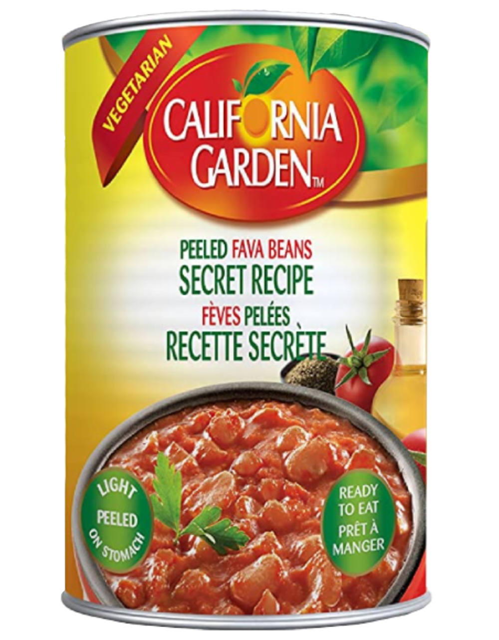 California Garden - Peeled Fava Beans Secret Recipe 450g (Case of 24)