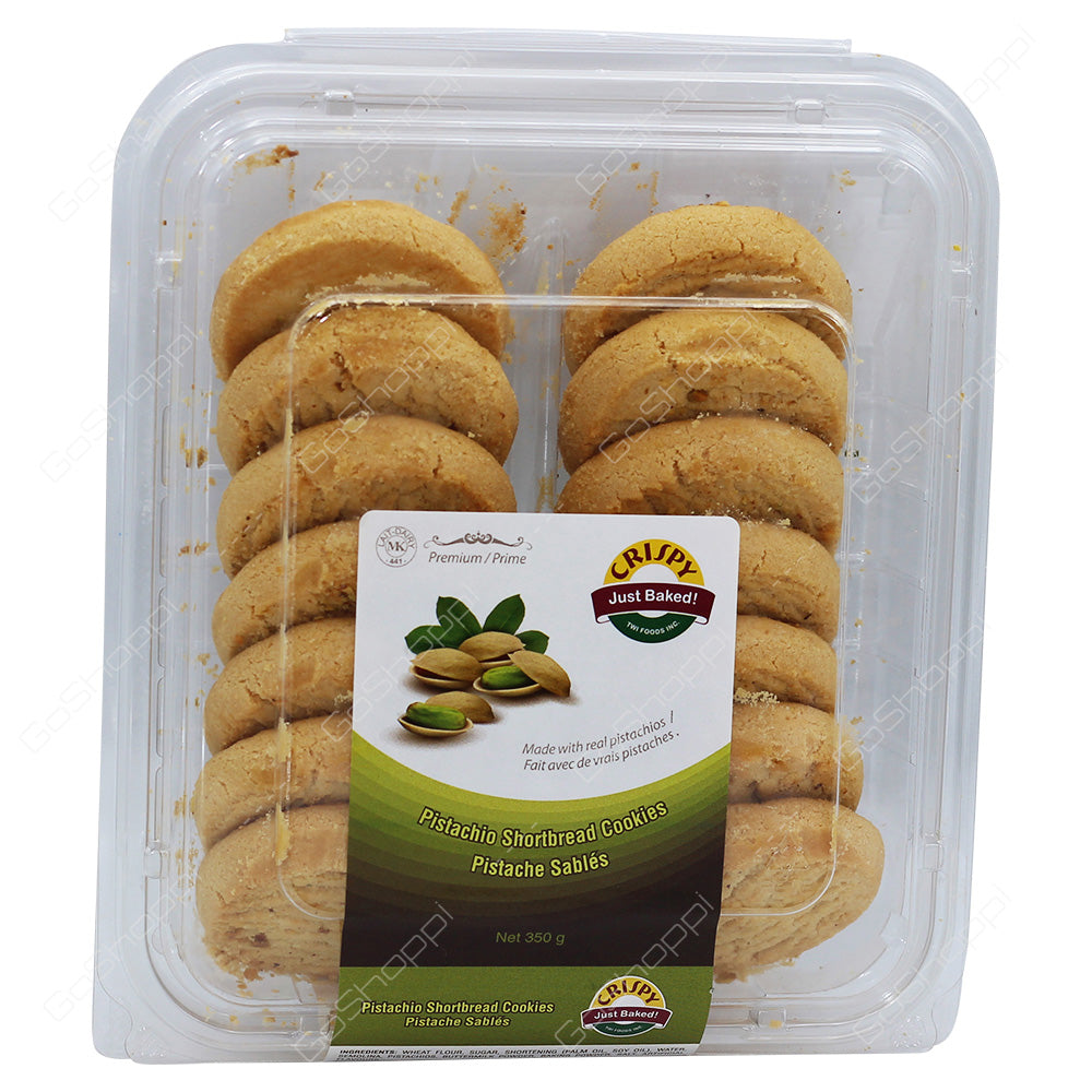 TWI - Pistachio Shortbread Cookies 350g (Case of 12)