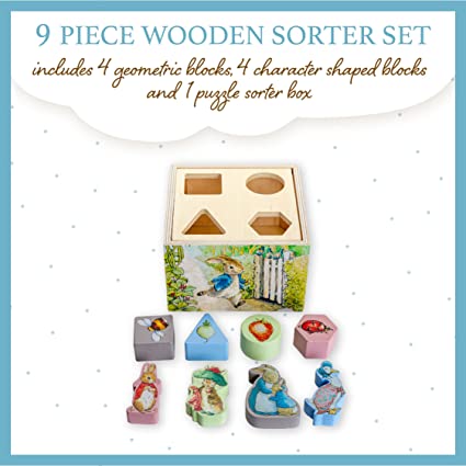 Peter Rabbit Wooden Shape Sorter