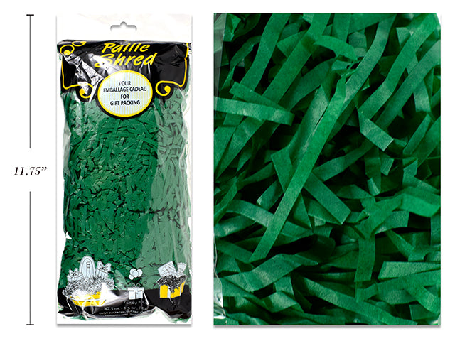 Zig Zag Shred Paper Green forest 42.5g