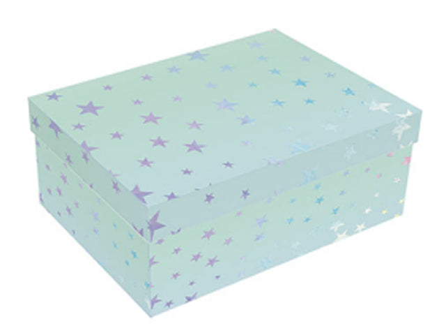 Stars Gift Boxes 3pc Set 15x15x6.5 17x17x8 19x19x9.5cm