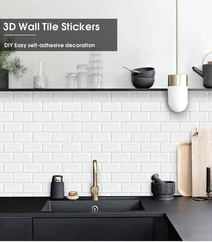 3D wall tile stickers