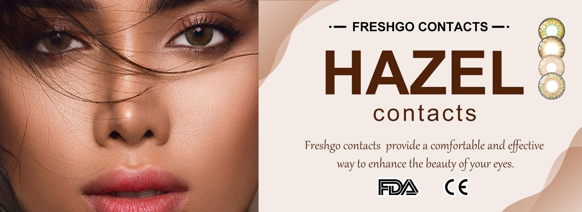 Best Hazel Contact Lenses for Dark Skin – FreshGo