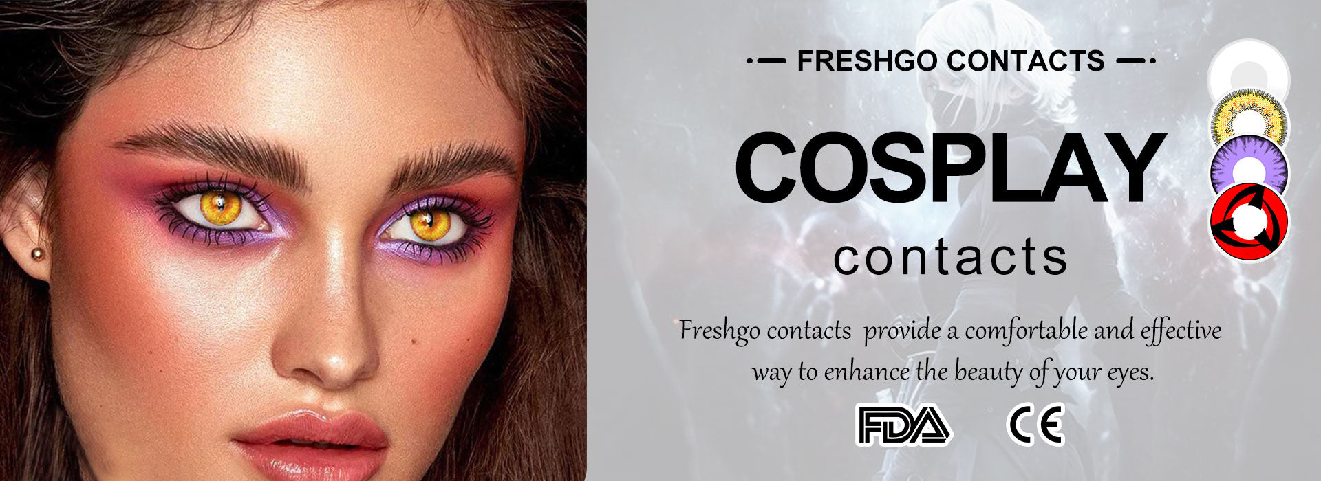 Cosplay Contact Lenses Non Prescription Contacts - FreshGo