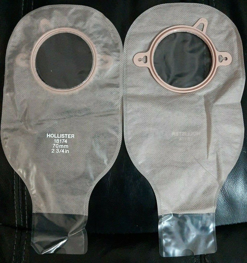 Hollister New Image 12in Two-Piece Drainable Ostomy Pouch - Clamp Closure