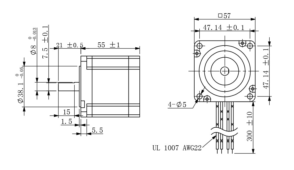 k40 laser cutter stepper motor high torque