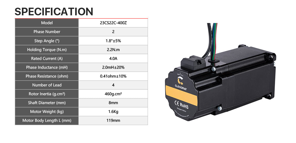 Nema 23 Stepper CNC Motor