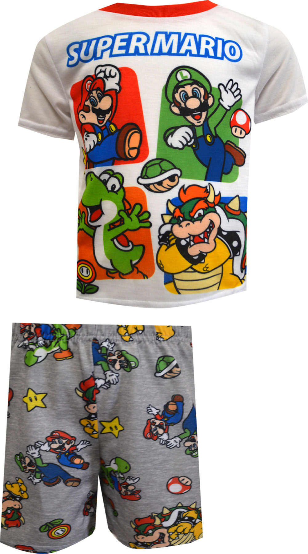 Nintendo Super Mario Classic Characters Pajama Set