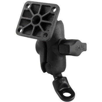 RAM? Double Ball Mount with 9mm Angled Bolt Head Adapter and AMPS Plate - RAP-B-272-A-347U