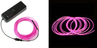 5M 3V Flexible Neon Light Bright Glow Wire Rope Tape Cable Strip LED Neon Lights Shoes Clothing Car Interior Party Decorative Led Strip