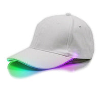 New Hot Led Hat Fishing Cap Party Led Lights Fishing Hat Solid Cap Night Fishing Hunting With Batteries Fishing Tackles Cap Multi Color