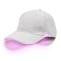 New Hot Led Hat Fishing Cap Party Led Lights Fishing Hat Solid Cap Night Fishing Hunting With Batteries Fishing Tackles Cap Multi Color