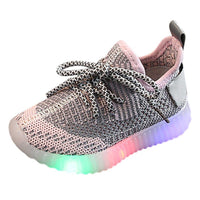 Toddler Boy Led Sneakers Children Baby Boys Mesh Light Up Led Shoes Luminous Running Sport  Bright Sneaker Shoes Chaussure Lumineuse Pour Garcon