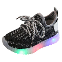 Toddler Boy Led Sneakers Children Baby Boys Mesh Light Up Led Shoes Luminous Running Sport  Bright Sneaker Shoes Chaussure Lumineuse Pour Garcon
