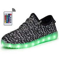 Men's LED Light Up Shoes Rubber Tissage Volant LED Casual Bright Sneakers Walking Led Bright Sneakers Light Up Shoes Breathable Booties Ankle Boots