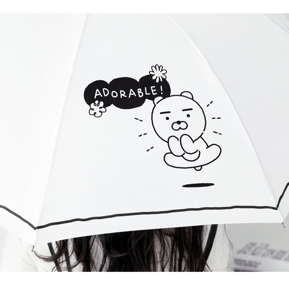 [KAKAO FRIENDS] Doodle Doodle Ryan & Choonsik Umbrella OFFICIAL MD