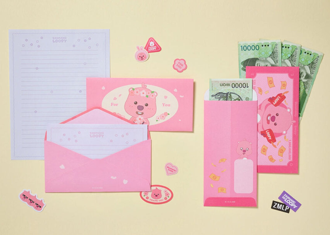 [KAKAO FRIENDS] Zanmang Loopy Money Envelope OFFICIAL MD