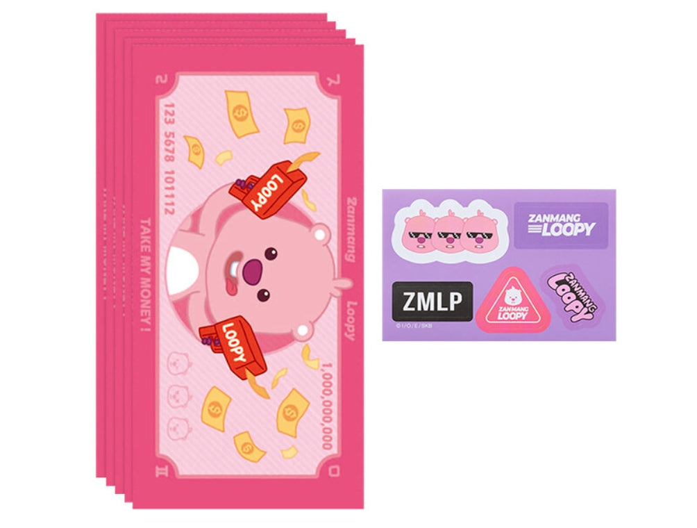 [KAKAO FRIENDS] Zanmang Loopy Money Envelope OFFICIAL MD