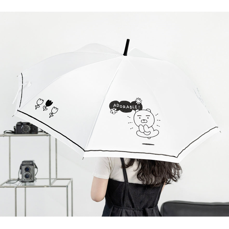 [KAKAO FRIENDS] Doodle Doodle Ryan & Choonsik Umbrella OFFICIAL MD