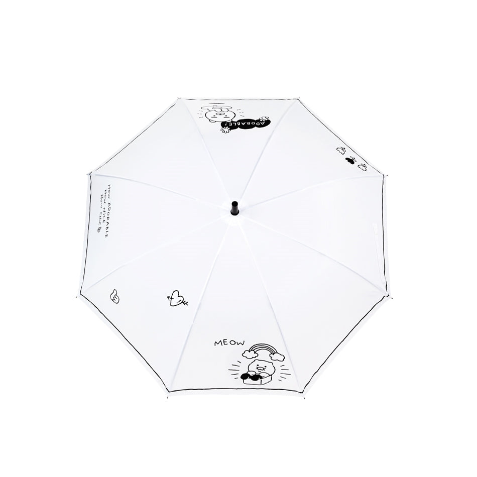 [KAKAO FRIENDS] Doodle Doodle Ryan & Choonsik Umbrella OFFICIAL MD