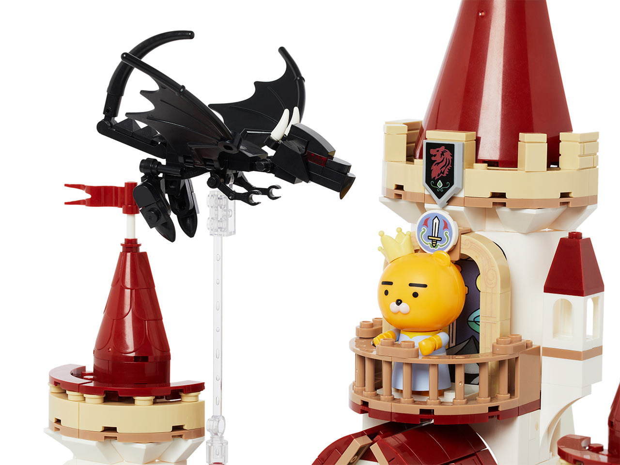 [KAKAO FRIENDS] Dragon Castle Brick Figure - Ryan & Choonsik OFFICIAL MD