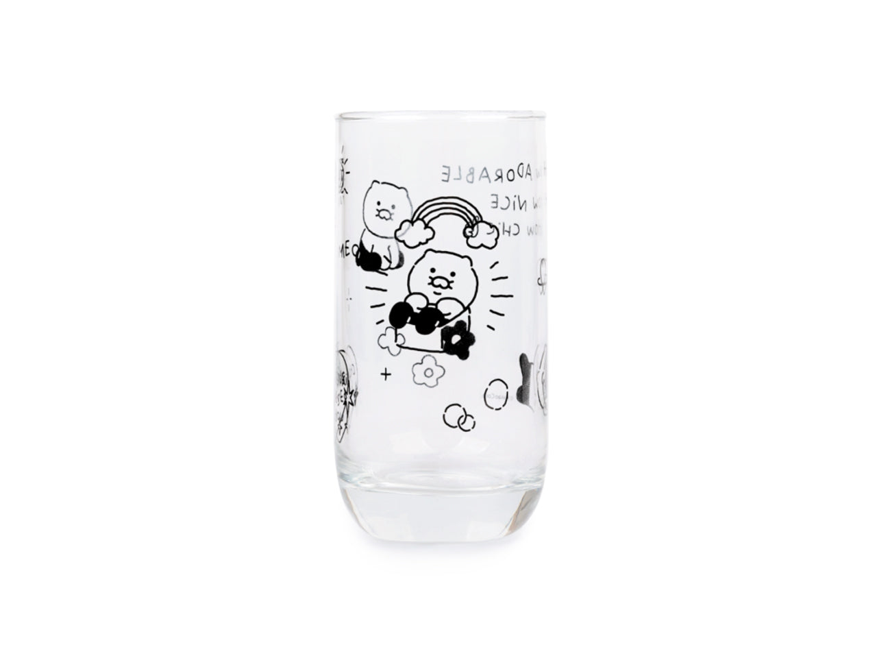 [KAKAO FRIENDS] DOODLE DOODLE Glass Cup 2P Set OFFICIAL MD