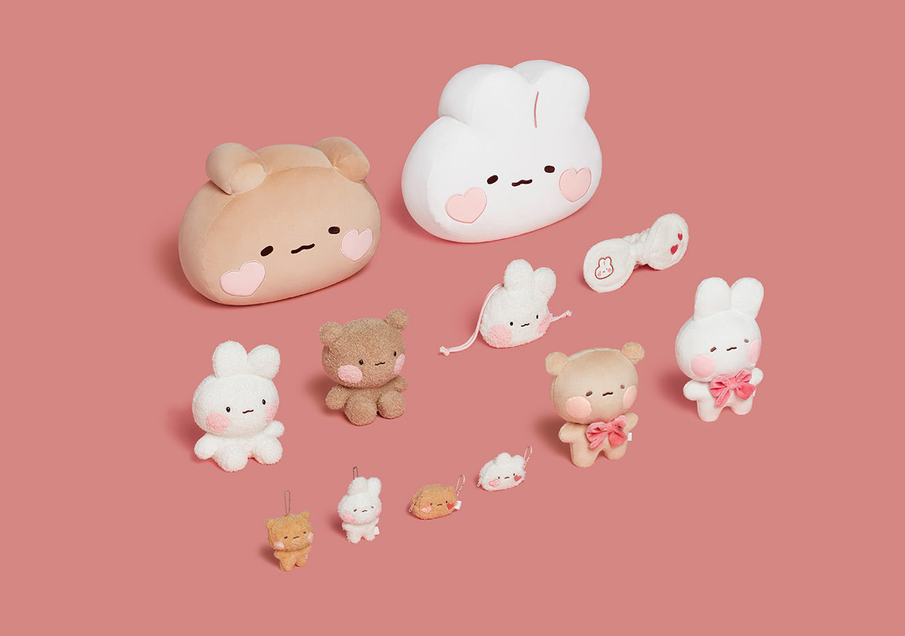 [KAKAO FRIENDS] TOSHIMEE & TOMUNGEE Plush Doll 10cm OFFICIAL MD