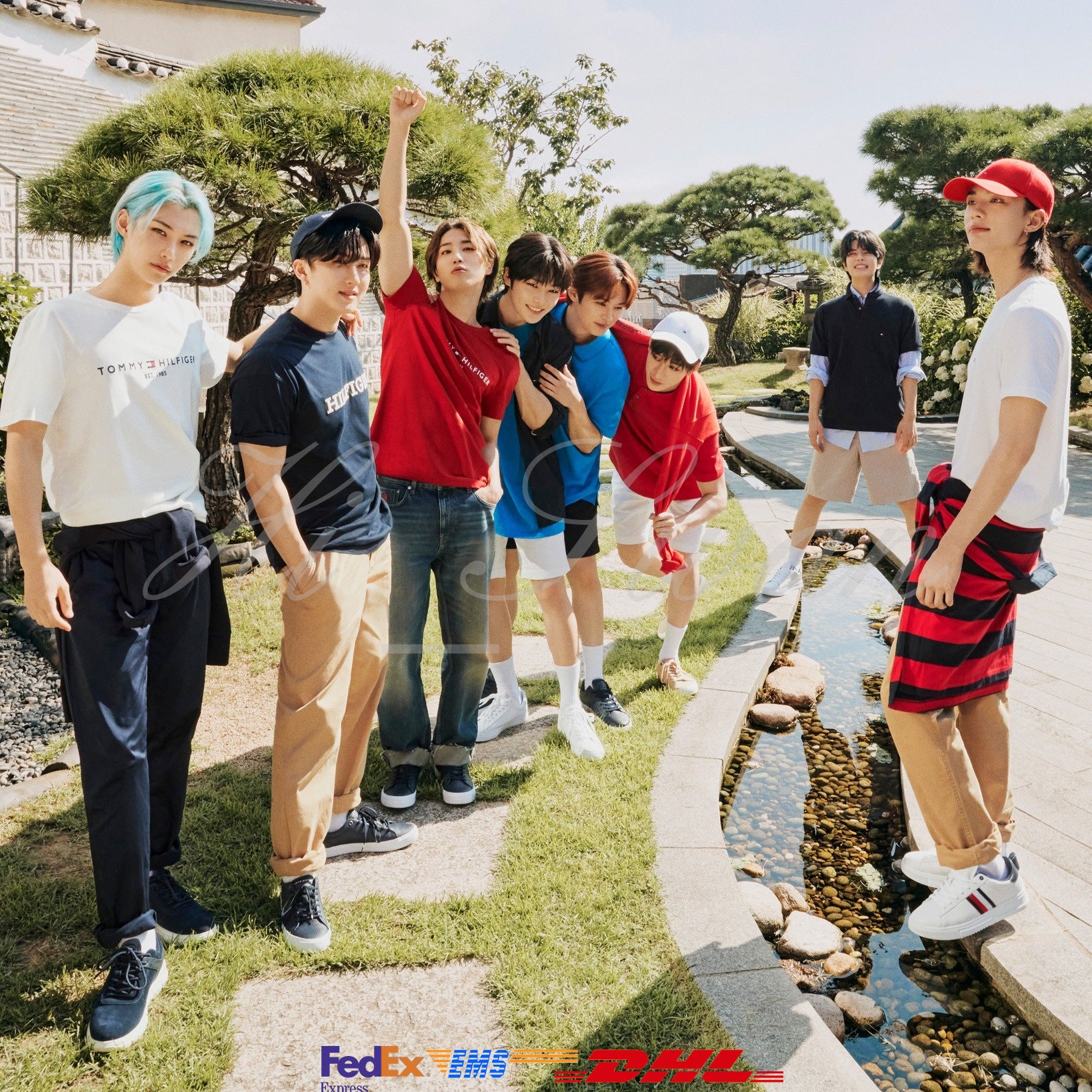 [STRAY KIDS]  X TOMMY HILFIGER 1985 Light Stretch Short Pants T12D3WPQ020MT2YBS