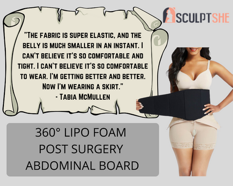 Sculptshe's 360 Degrees Lipo Foam Post Surgery Abdominal Board