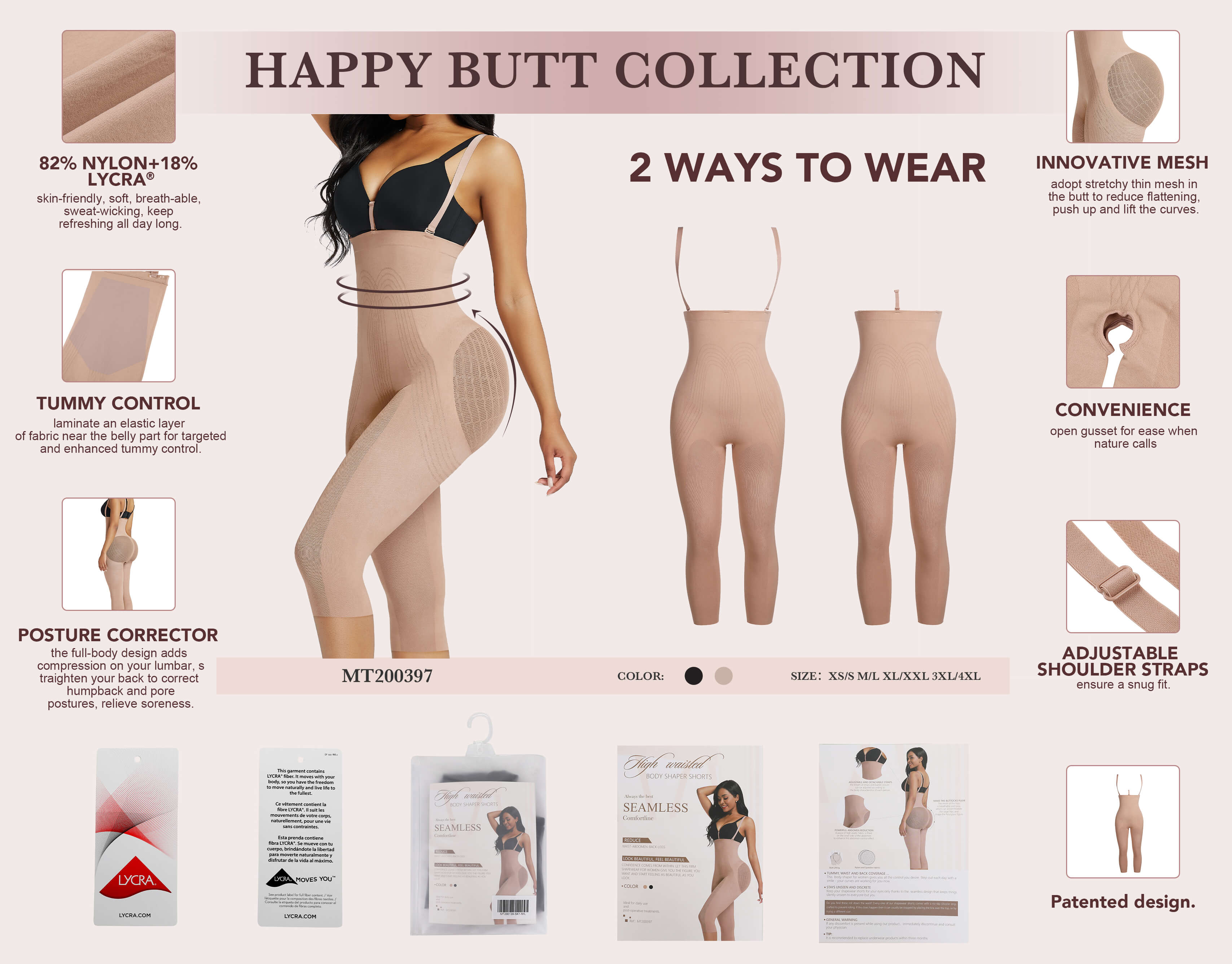 Sculptshe Knee Length Sculpting Bodysuit