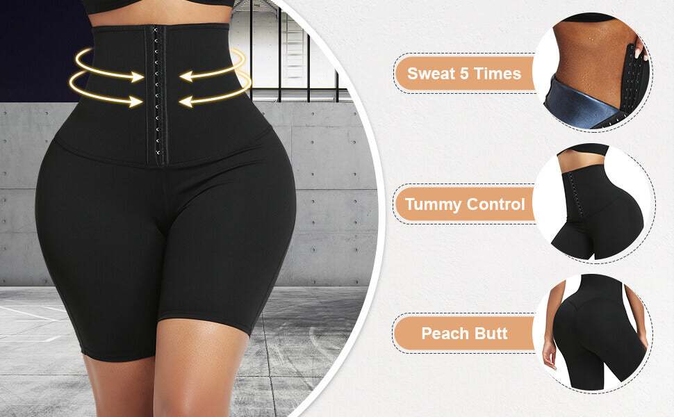 Sculptshe Neoprene Waist Trainer Shorts